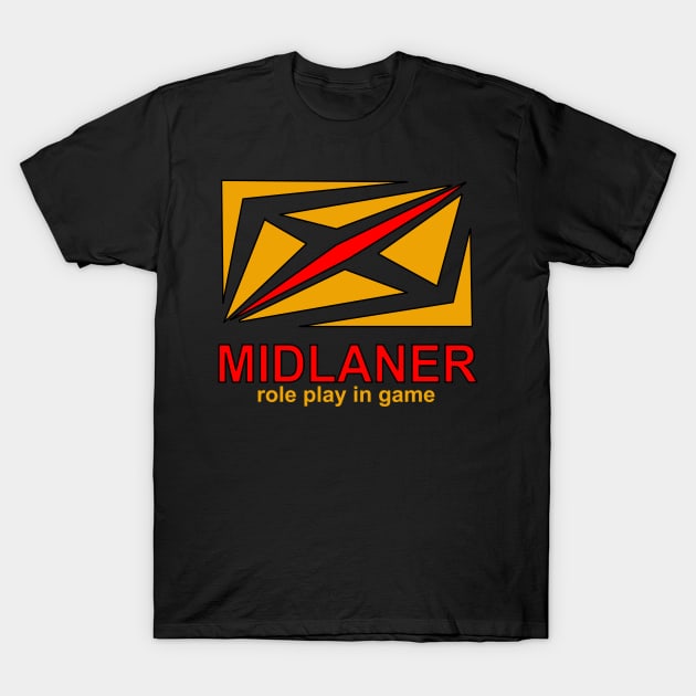 Midlaner role play in game T-Shirt by araharugra